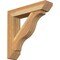 Ekena Millwork Funston Slat Rough Sawn Bracket w/ Offset Brace, Western Red Cedar, 6"W x 26"D x 26"H BKT0604X26X26FST06RWR - alternate 1